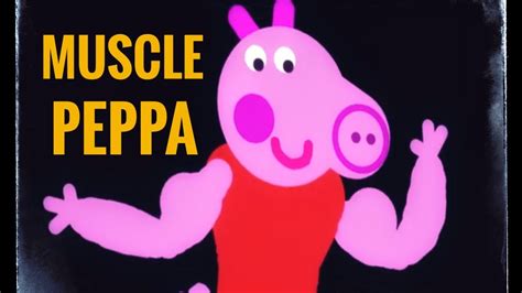 Muscle growth (Muskelwachstum) - Peppa Pig does sports and muscle ...