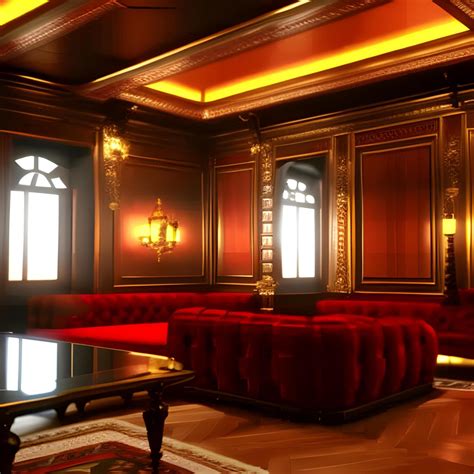 Premium AI Image | Steampunk elegant castle interior