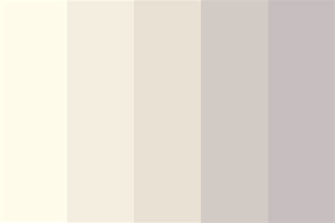 Cream to grey Color Palette