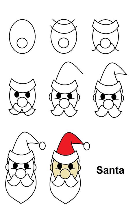 How To Draw Mrs Claus Step By Step at Drawing Tutorials