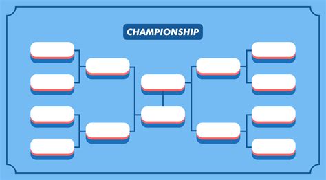 sport game tournament championship contest stage layout, double ...