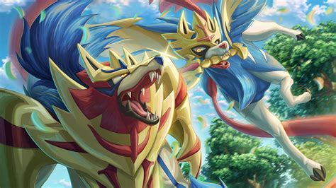 Zacian And Zamazenta Wallpaper Zacian and zamazenta pokemon sword and ...