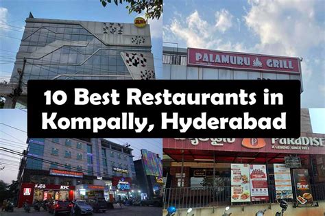 10 Best Restaurants in Kompally, Hyderabad - Travel Yupe