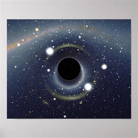 Black Hole Einstein Ring NASA Poster | Zazzle