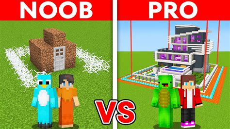 MILO & CHIP vs JJ & MIKEY: Noob vs Pro: SAFEST SECURITY HOUSE BUILD ...