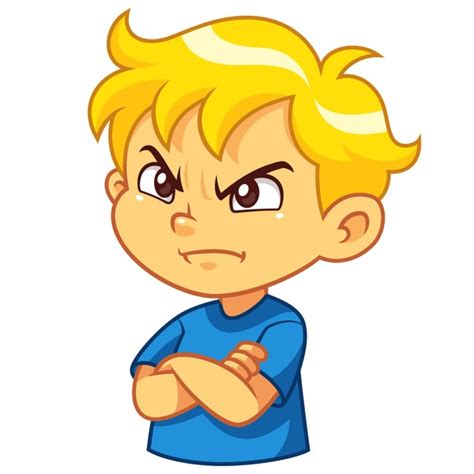 459 Angry Blonde Boy Cartoon Images, Stock Photos, 3D objects ...