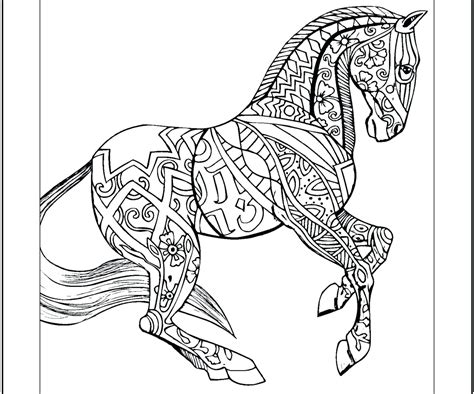 Horse Coloring Page Printable