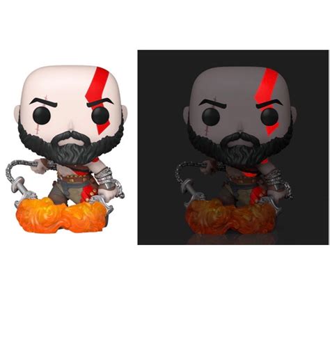 Funko Pop! God of War Kratos with Blades of Chaos Glow in the Dark Spe ...