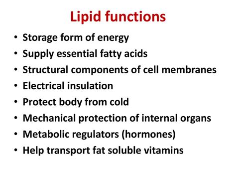 Lipid metabolism - презентация онлайн