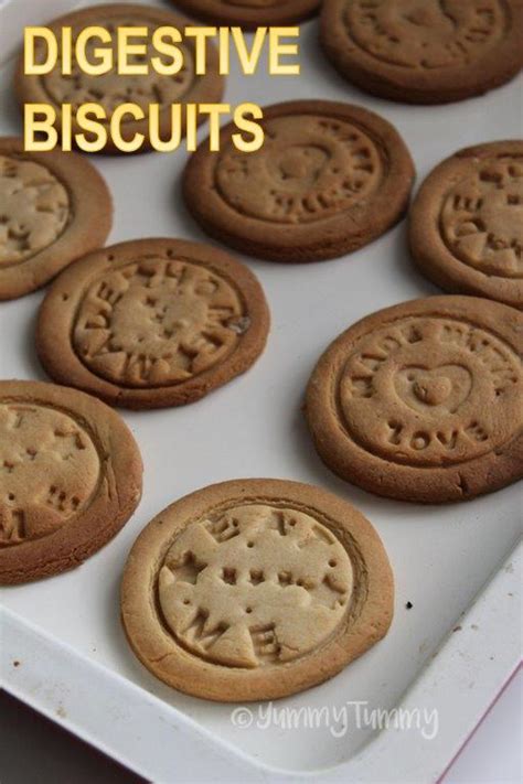 Easy Homemade Digestive Biscuits Recipe - Yummy Tummy