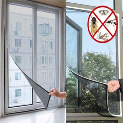 Qoo10 - DIY Magnetic Mosquito / Insect Screen Kit window netting ...