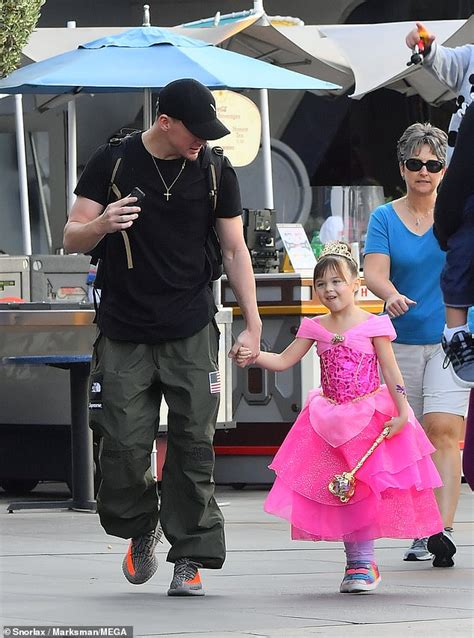 Channing Tatum has a day out with his daughter Everly at the happiest ...