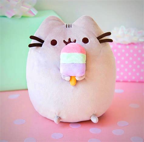 Pusheen holding popsicle pushie | Pusheen plush, Pusheen plushie ...