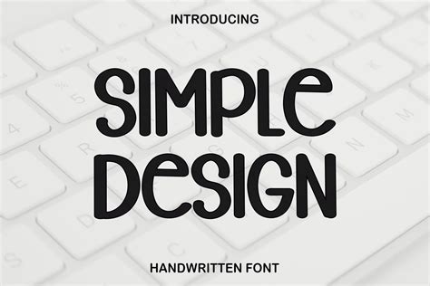 Simple Design Font by asmunin78 · Creative Fabrica