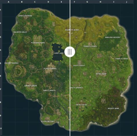 Fortnite decides to bring back the OG Map, but only 1 half of it. Which ...