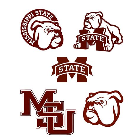 Mississippi State Bulldogs Logo Digital File (SVG Cutting File Pdf Png ...