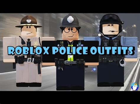 Roblox Police Outfits - YouTube