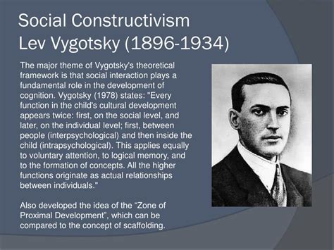 Social Constructivism Theory Vygotsky