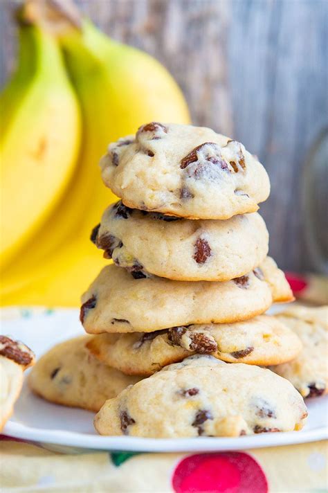 Soft & Fluffy Banana Cookies | The Kitchen Magpie | Banana cookie ...