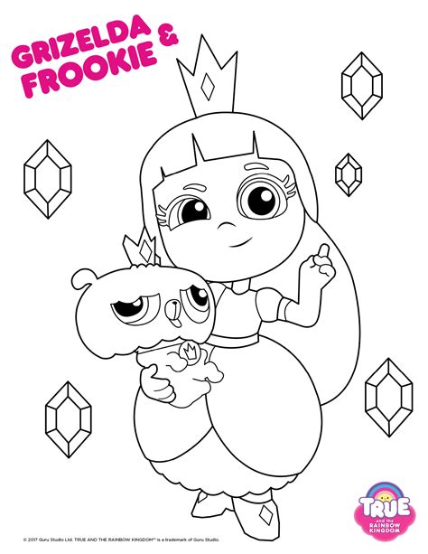 15 Free Printable True And The Rainbow Kingdom Coloring Pages