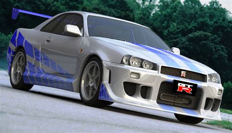 Brian O Conner s Nissan Skyline R34 GT-R : 2 Fast 2 Furious ...