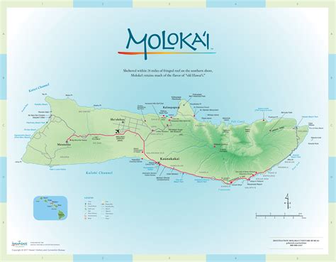 Map Of Molokai Island Hawaii - Printable Online