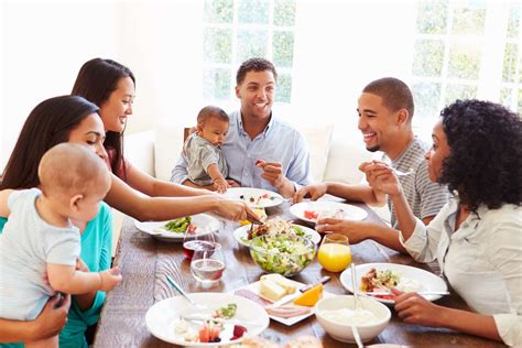 Family Eating Dinner Together