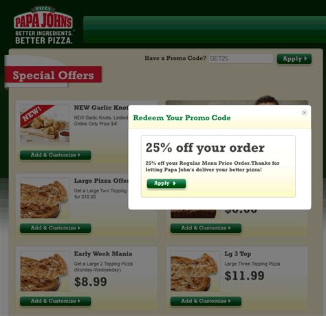 Papa Johns Coupon Codes | Specs, Price, Release Date, Redesign