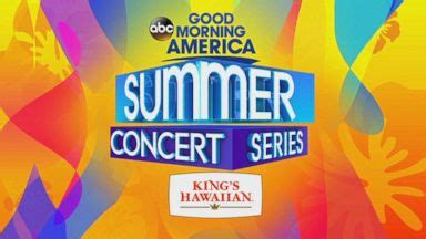 'GMA' reveals Summer Concert Series opening act Video - ABC News