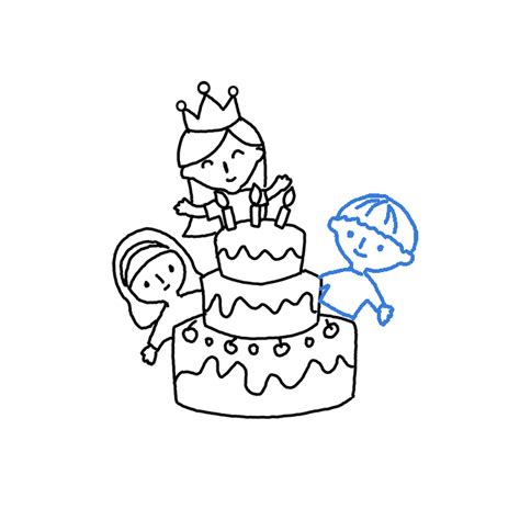 How to Draw a Birthday Party - Step by Step Easy Drawing Guides ...