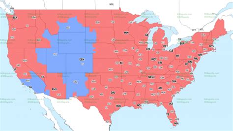 NFL Week 14 Coverage Map 2023: TV Schedule FOX & CBS