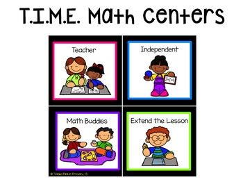 Math Center Clipart