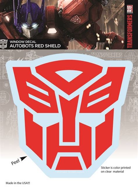 Autobot Logo Red Sticker | Transformers G1 Generation One