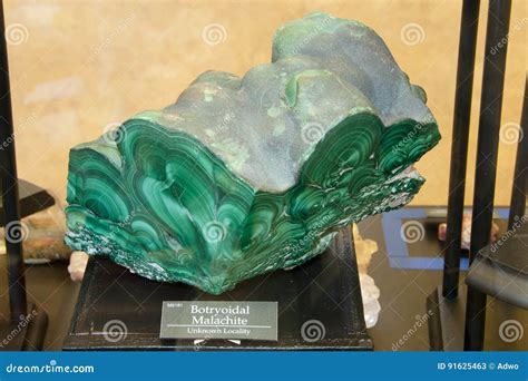 Malachite Mineral stock image. Image of stone, color - 91625463