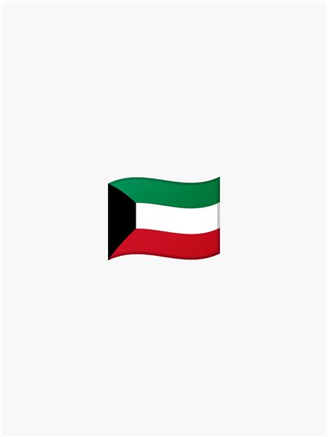 " Emoji Flag Kuwait" Sticker for Sale by Stickypegatinas | Redbubble