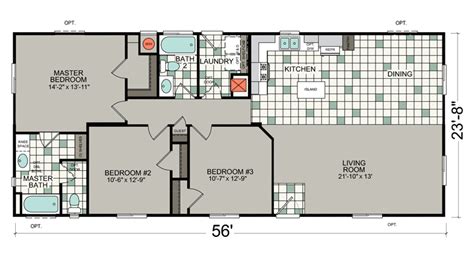 Front Kitchen Mobile Home Floor Plans – Flooring Ideas