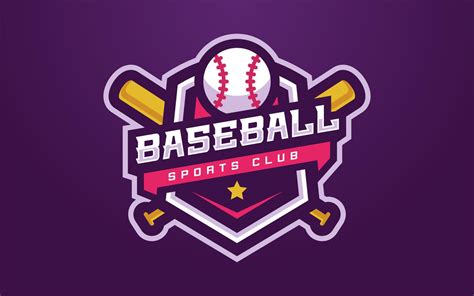 Baseball Club Logo for Sports Team and Tournament 7994761 Vector Art at ...