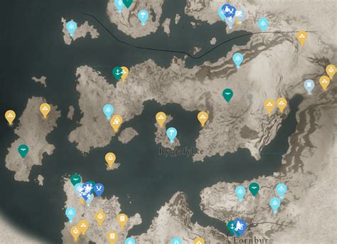 Interactive Map for Assassin's Creed Valhalla - link in comment : r ...