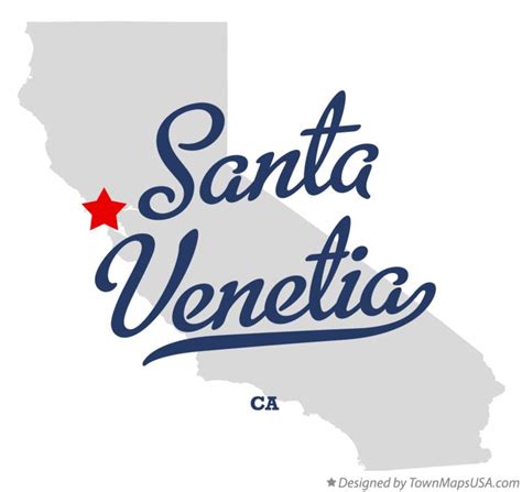 Map of Santa Venetia, CA, California