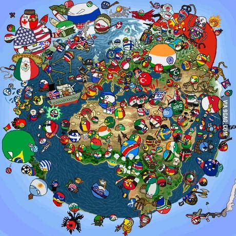 Countryballs Africa Map | BlaguesML