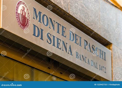 EDITORIAL, MONTE DEI PASCHI DI SIENA Editorial Stock Photo - Image of ...