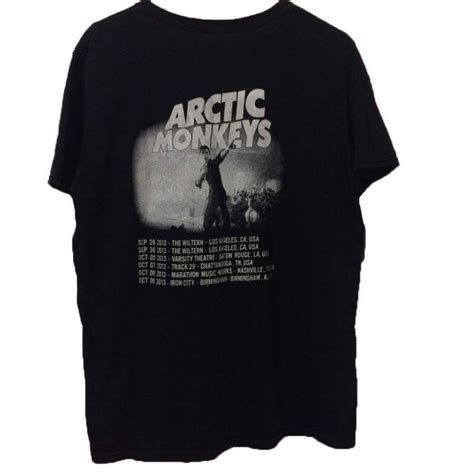 Arctic Monkeys Tour Merch Band T Shirt - Custom Merch Online Store ...