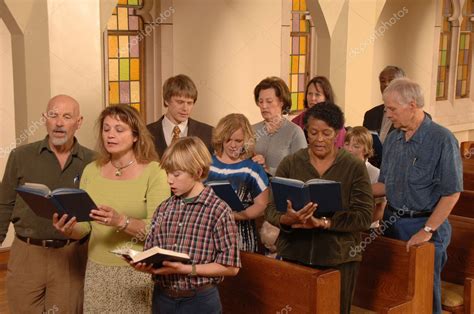 Singing Hymns in Church — Stock Photo © jamesgroup #13453127