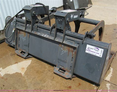 Bobcat skid steer grapple bucket in Lees Summit, MO | Item C2227 sold ...