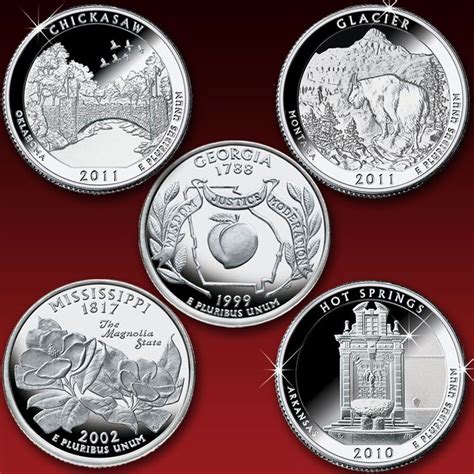 The Complete Collection of Silver Proof State Quarters