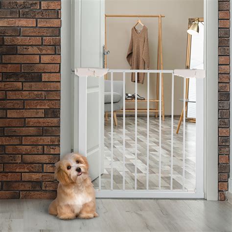 PETMAKER Walk Through Pet Gate - Pressure Mounted to Fit Doorways 29.5 ...