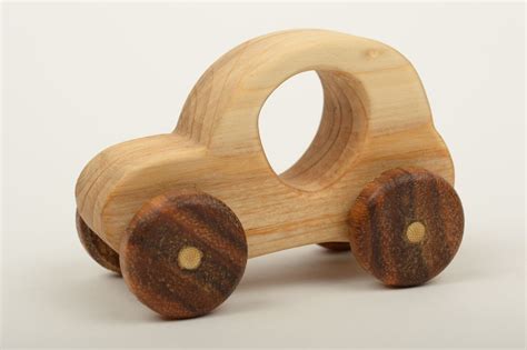 Juguete para niños hecho a mano carro de madera ecológico regalo ...