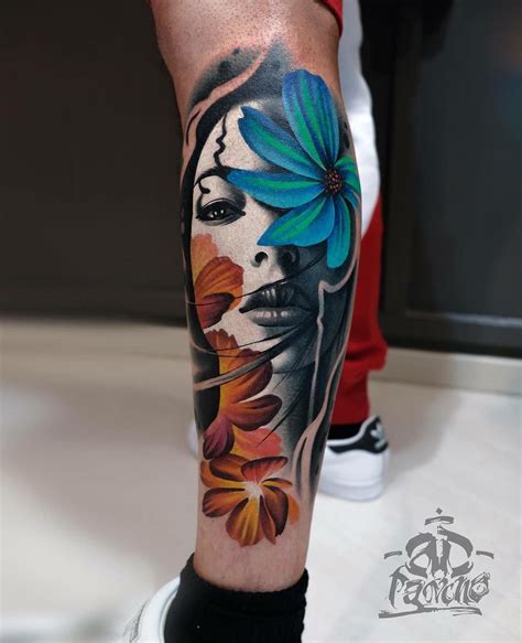 Tattoo artist A.D. Pancho color realistic design tattoo | Colored ...