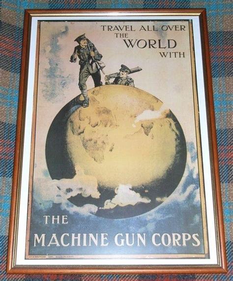 Reproduction WW1 Machine Gun Corps Recruiting Poster | #1773898566