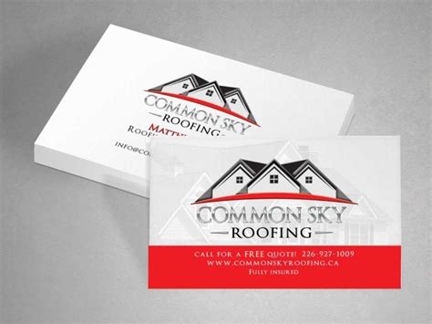 Roofing Business Cards Templates